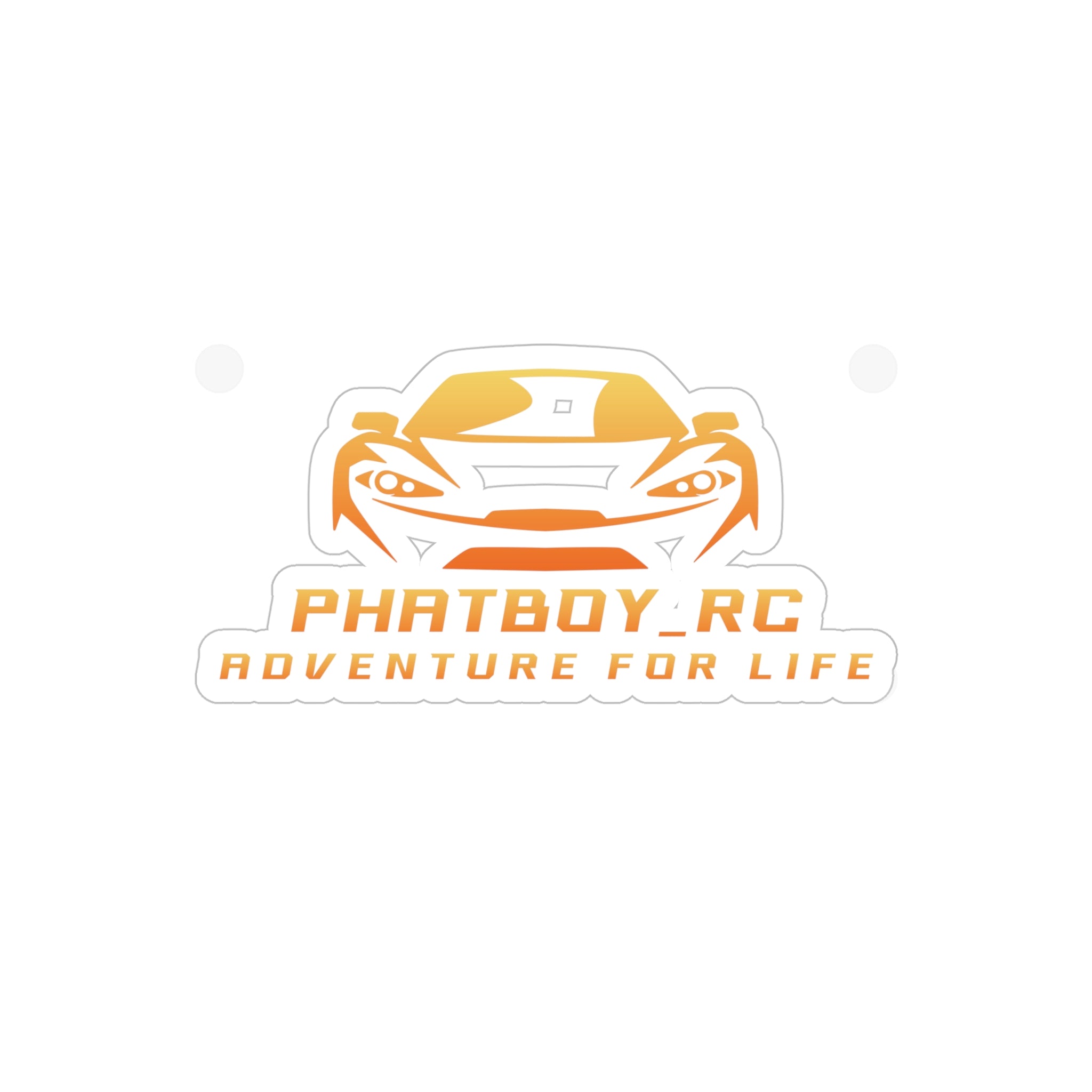 Phatboy RC "Adventure for Life" Die-Cut Transparent Sticker