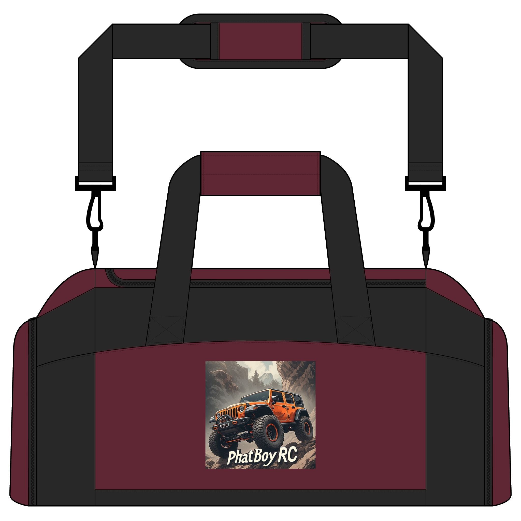 Off-Road RC Duffle Bag — "Phatboy RC" Gym Bag