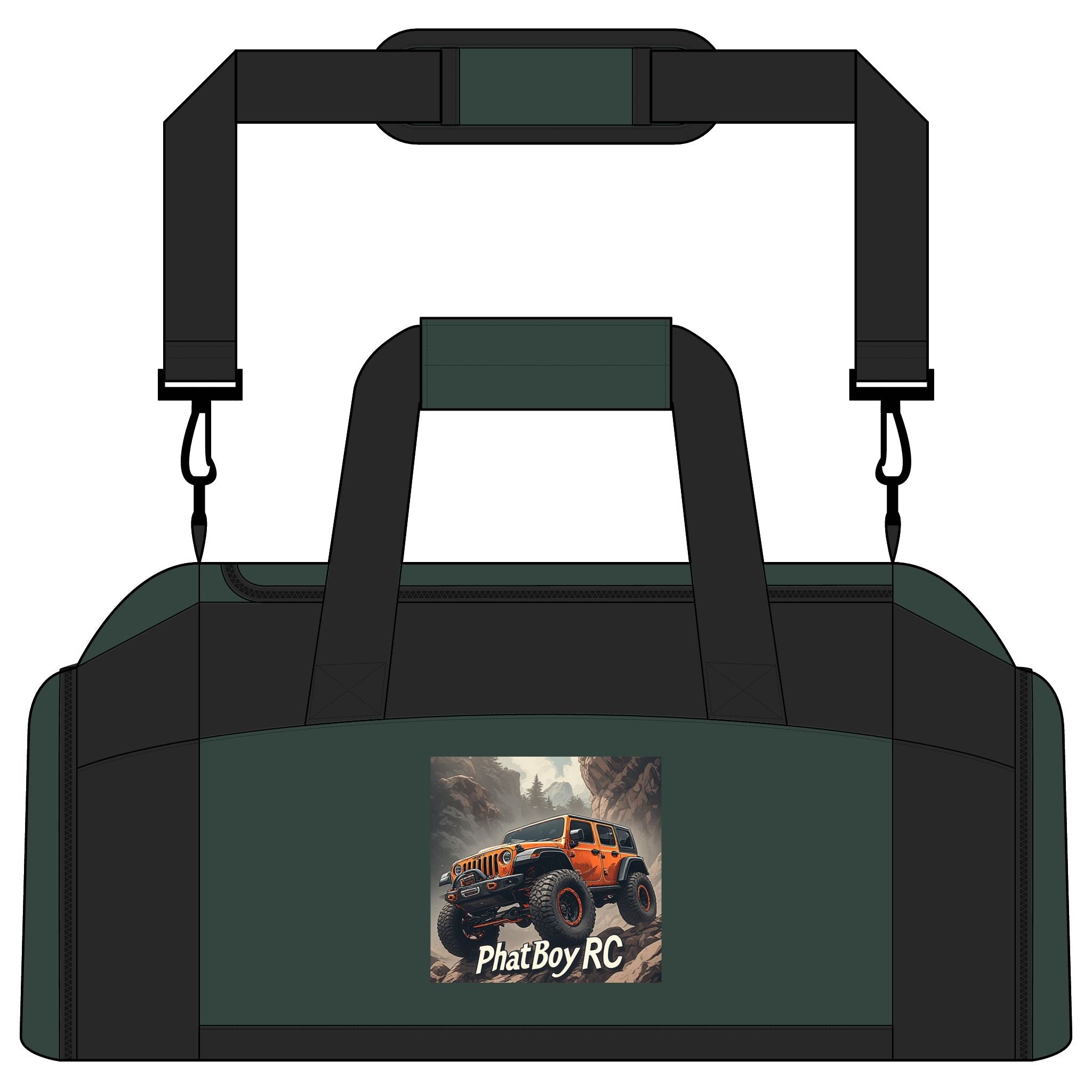 Off-Road RC Duffle Bag — "Phatboy RC" Gym Bag
