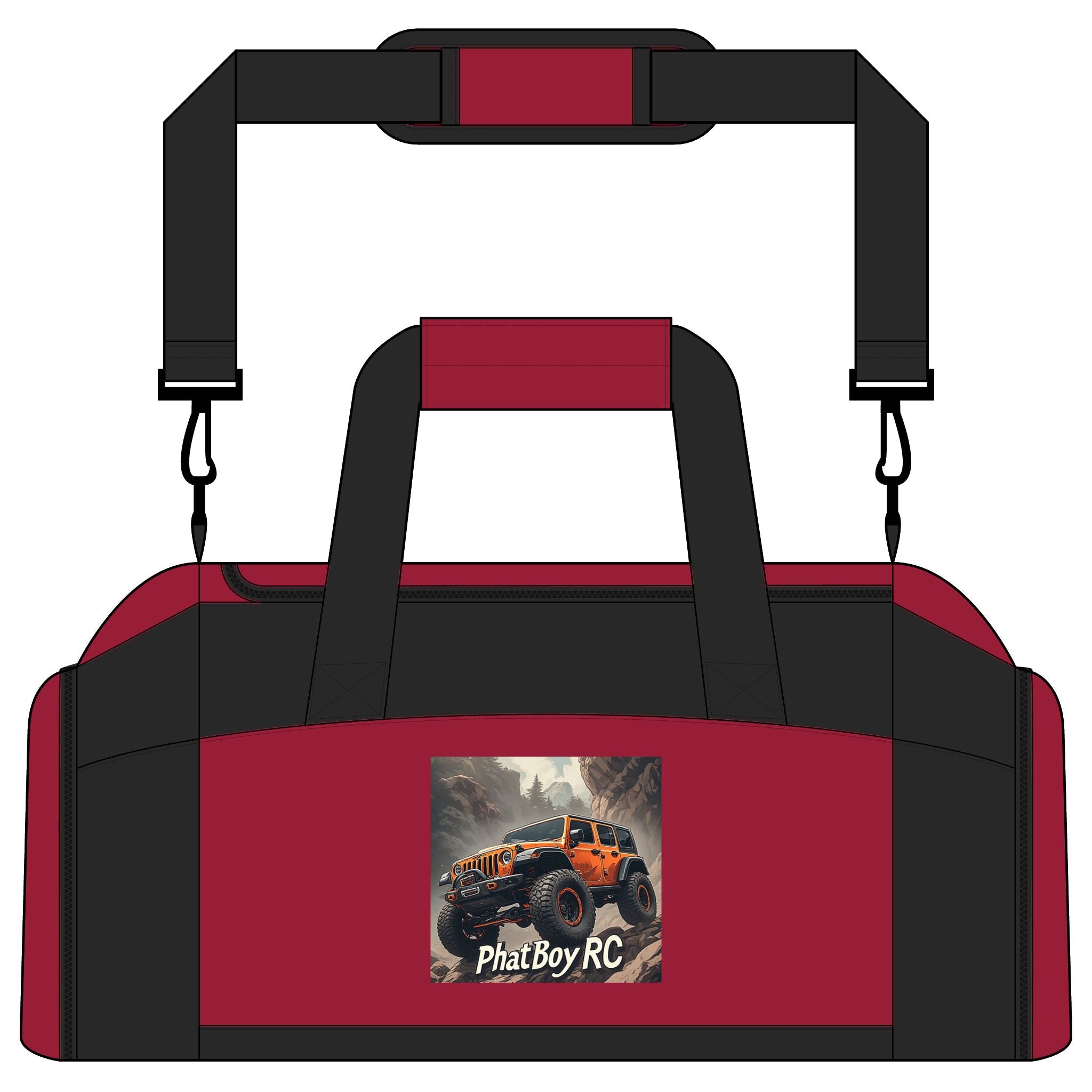 Off-Road RC Duffle Bag — "Phatboy RC" Gym Bag