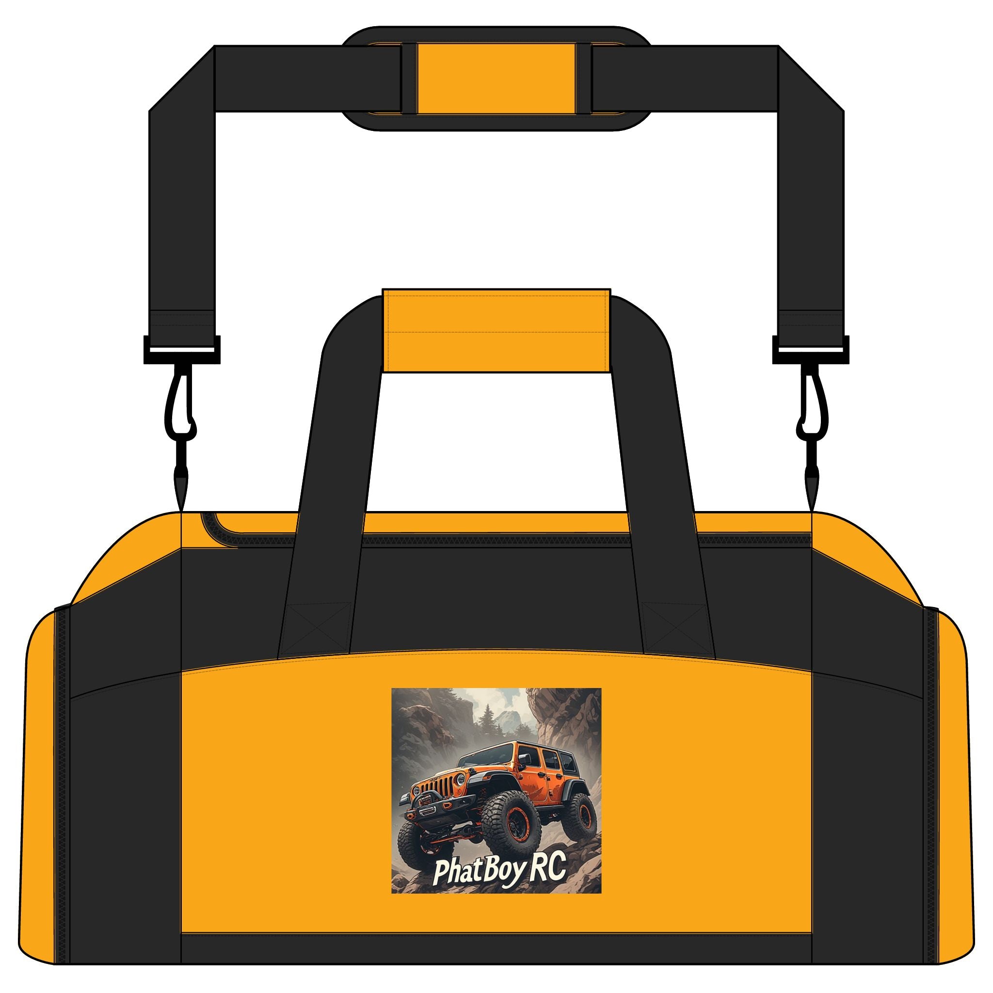 Off-Road RC Duffle Bag — "Phatboy RC" Gym Bag