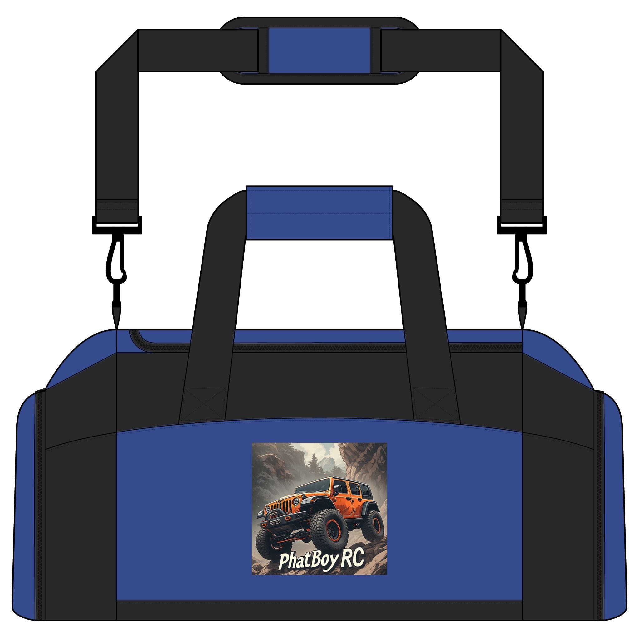 Off-Road RC Duffle Bag — "Phatboy RC" Gym Bag