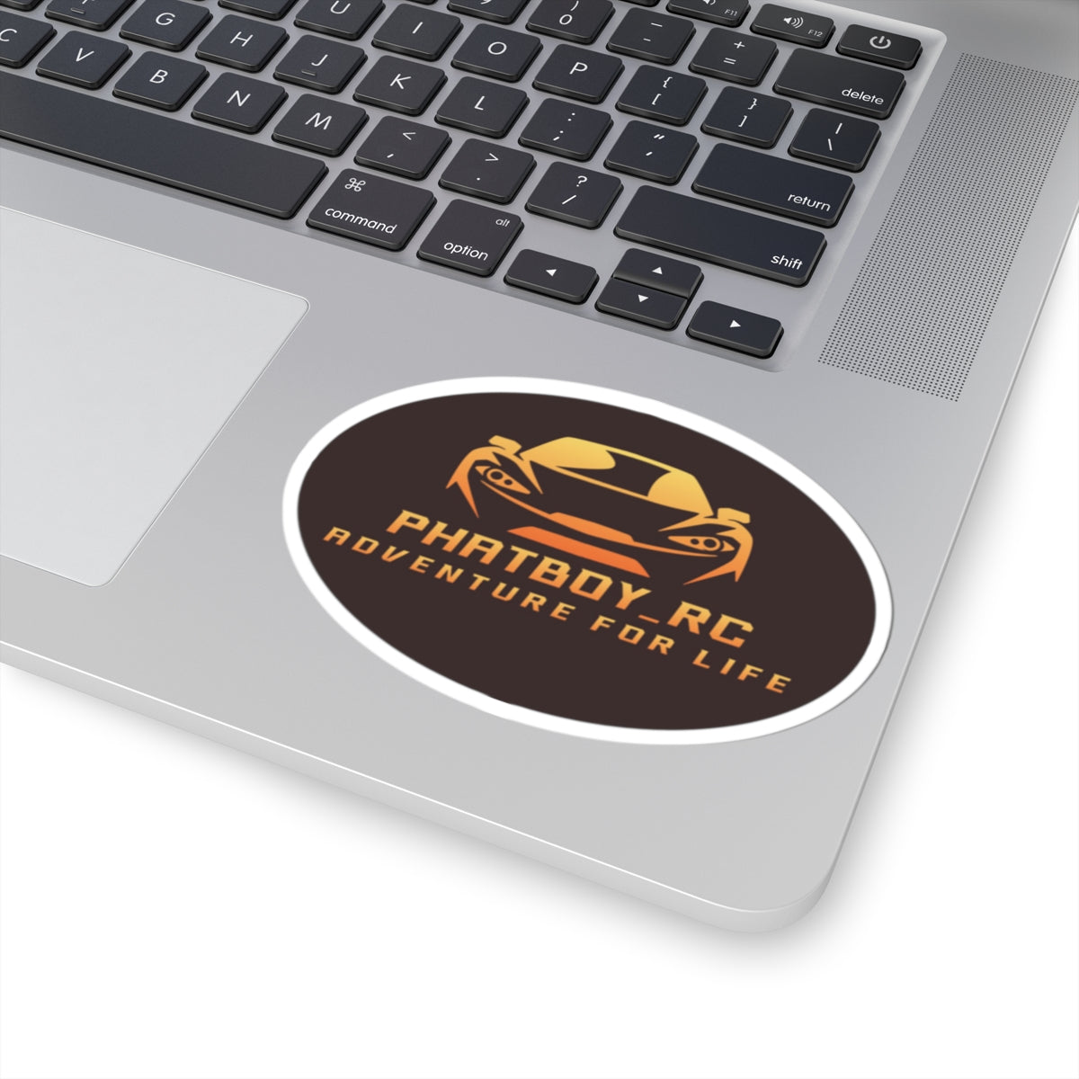 Phatboy RC "Adventure For Life" Oval Kiss-Cut Decal