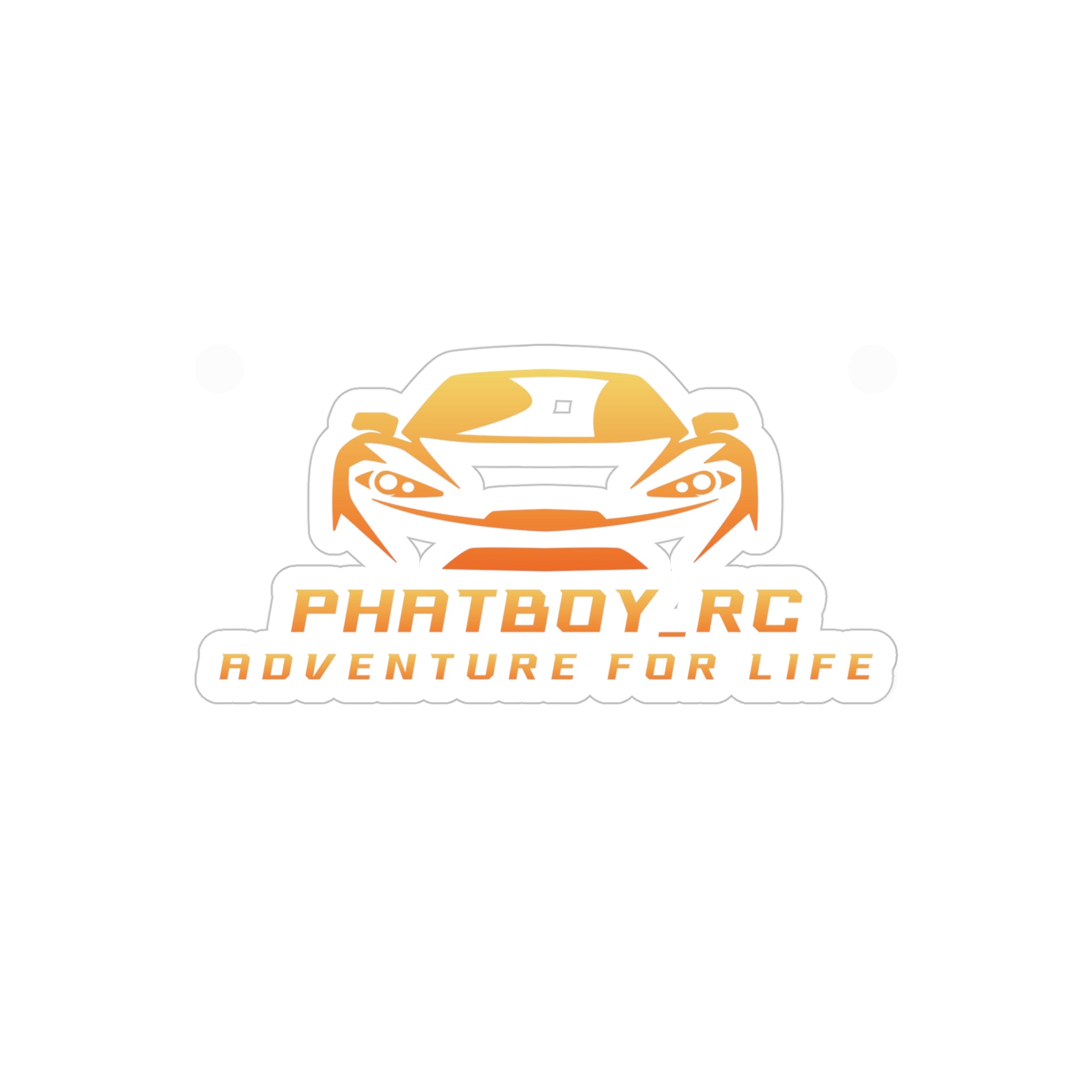 Phatboy RC "Adventure for Life" Die-Cut Transparent Sticker