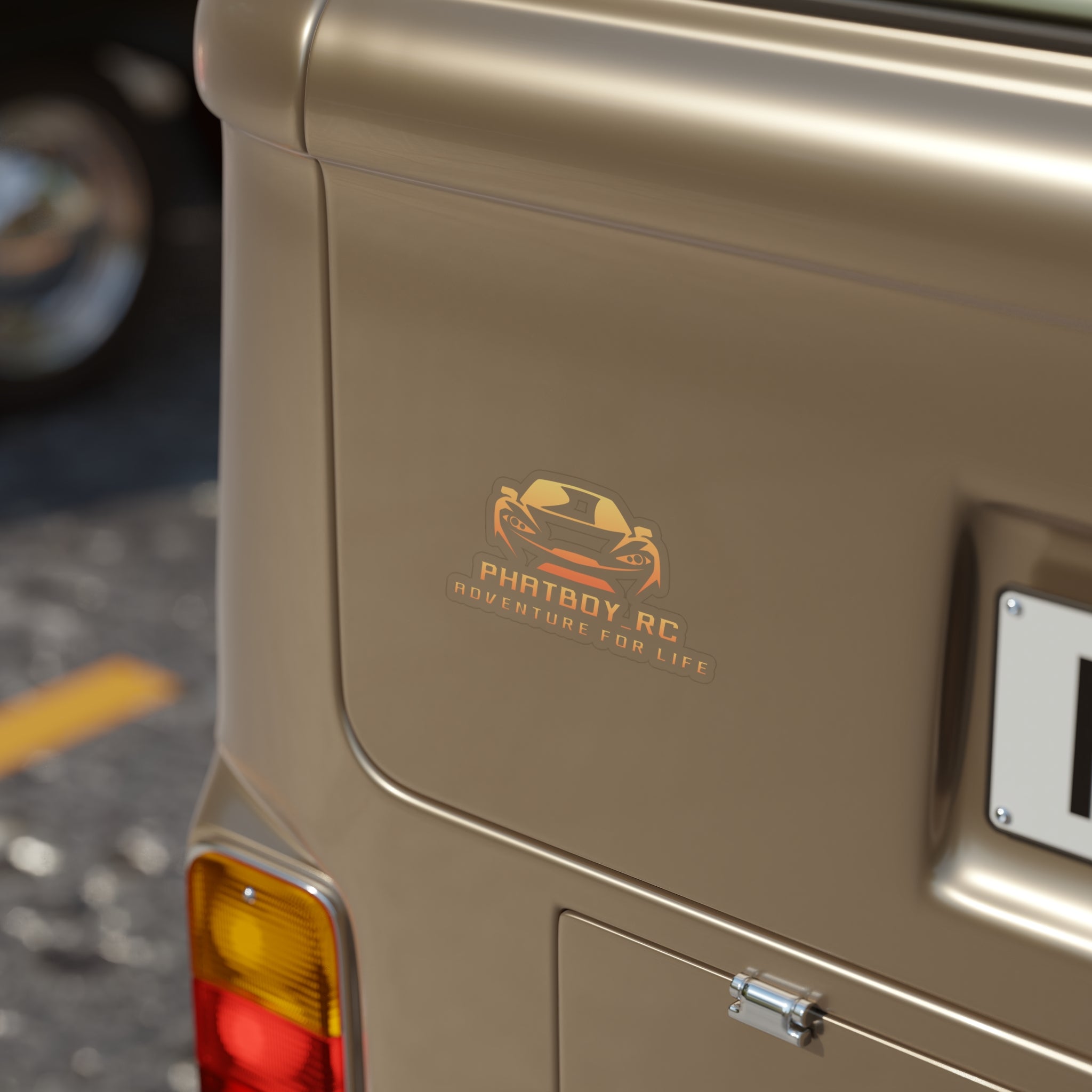 Phatboy RC "Adventure for Life" Die-Cut Transparent Sticker
