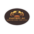 Phatboy RC "Adventure For Life" Oval Kiss-Cut Decal
